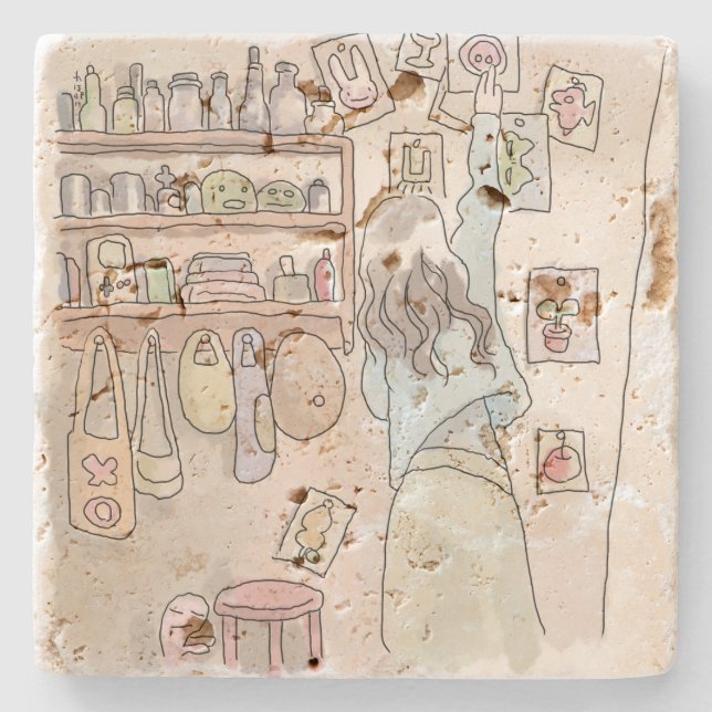 Nina Stone Coaster (Front)