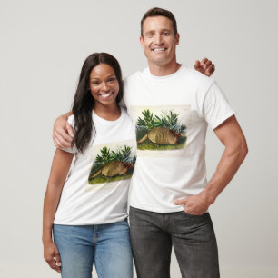 Nine-Banded, Long-nosed Armadillo by Audubon T-Shirt