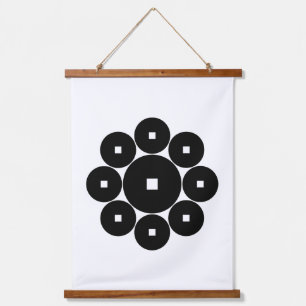 Nine coins for the Hasebe family Hanging Tapestry
