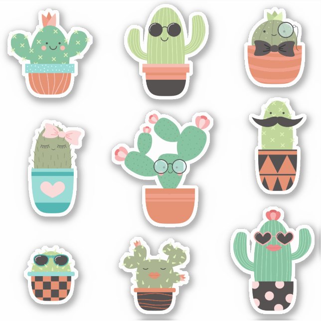 Nine Cool Cacti (Front)