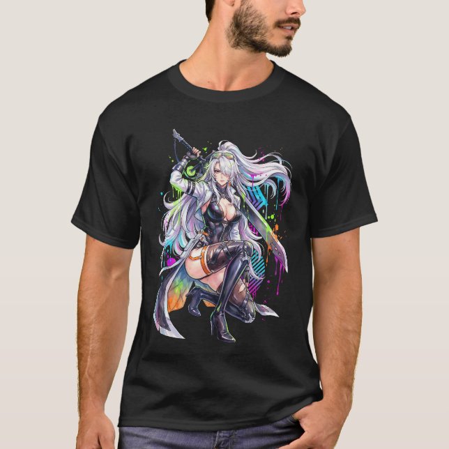 Nine Defence Scaling Burst DPS Chaos Zero Nightmar T-Shirt (Front)