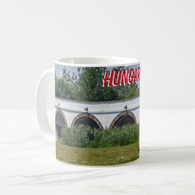 Nine-holed Bridge, Hungary Acrylic Print Coffee Mug (Front Left)