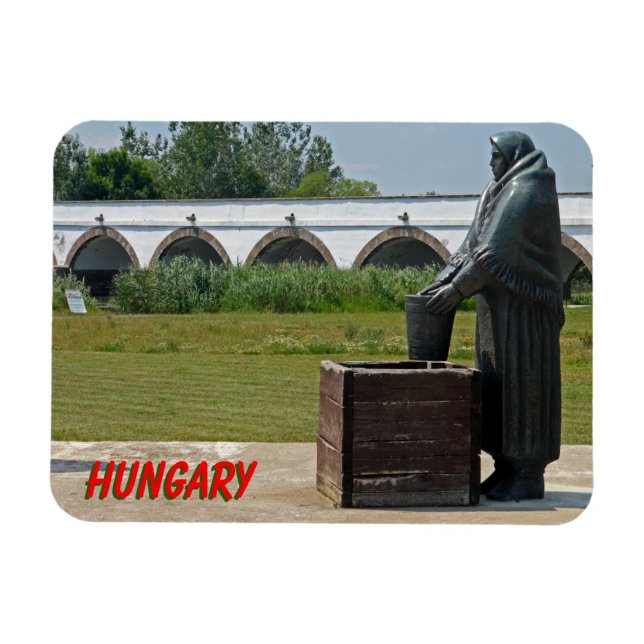 Nine-holed Bridge, Hungary Magnet (Horizontal)