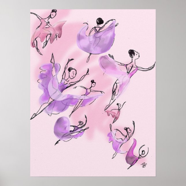 “Nine Ladies Dancing” Poster (Front)