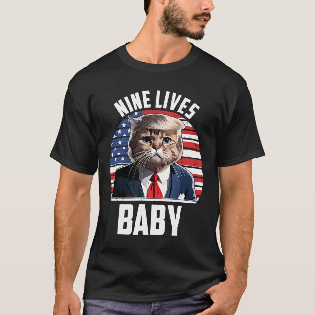 Nine Lives Ba  T-Shirt (Front)
