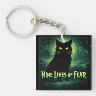 Nine Lives of Fear – Black Cat Key Ring