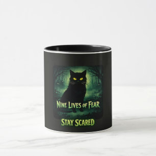 Nine Lives of Fear – Black Cat Mug