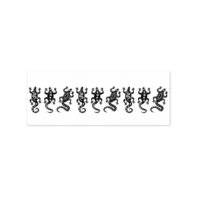 Nine Lizards Thunder_Cove Southwest Style Rubber Stamp (Imprint)