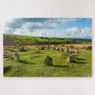 Nine Maiden's Stone Circle Dartmoor Jigsaw Puzzle