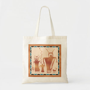 Nine Mile Canyon Rock Art 'Aliens' Tote Bag