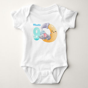 Nine months baby bodysuit