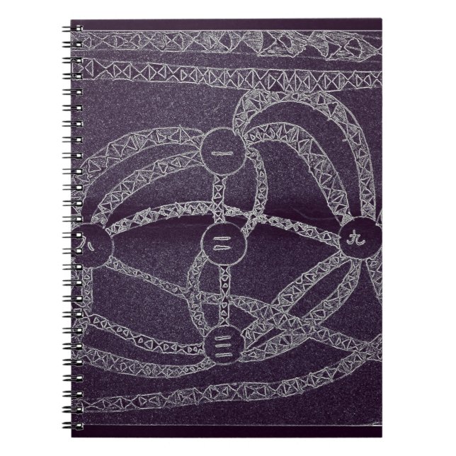 Nine moon in the dark world notebook (Front)