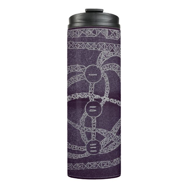 Nine moon in the dark world thermal tumbler (Front)
