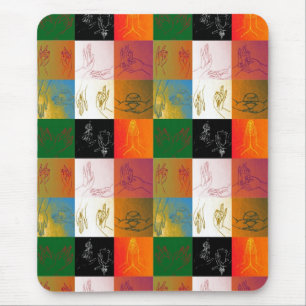 Nine Mudras Mousepad