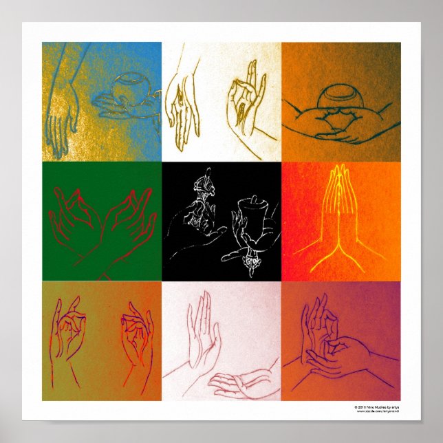 Nine Mudras Poster A (Front)