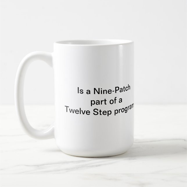 Nine Patch Quilter's Mug (Left)