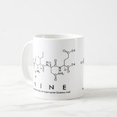 Nine peptide name mug (Front Left)