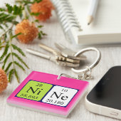 Nine periodic table name keyring (Front Right)