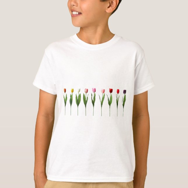 NINE PRETTY TULIPS T-Shirt (Front)