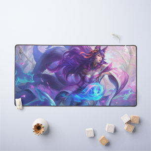 Nine Tail Fox Deskmat   Customisable Desk Mat