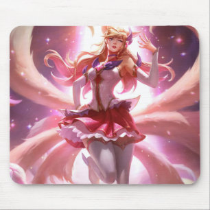 Nine Tail Fox Mousepad   Customisable Mousepad