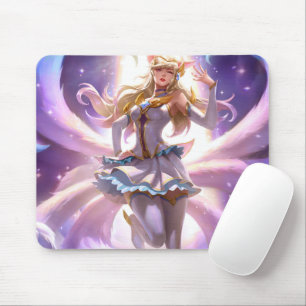 Nine Tail Fox Mousepad   Customisable Mousepad