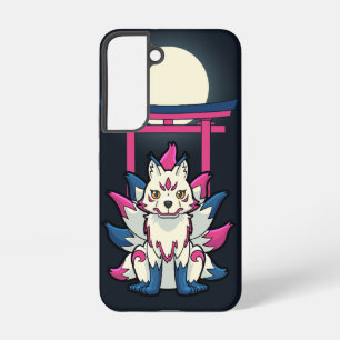 Nine-Tailed Kitsune Fox- Fun Yokai Samsung Galaxy Case