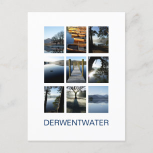 Nine Views of Derwentwater - Lake District, UK Postcard