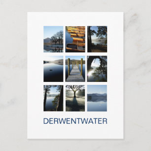 Nine Views of Derwentwater - Lake District, UK Postcard