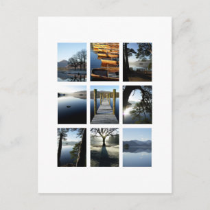 Nine Views of Derwentwater - Lake District, UK Postcard