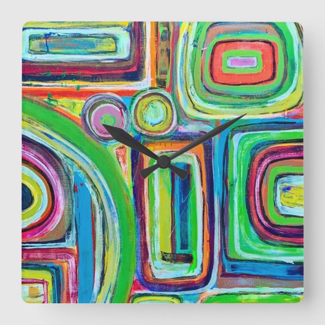 Nine Weeks Wall Clock (Front)