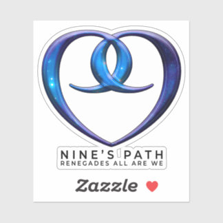 Nine's Path 9 Love Seal transparent sticker