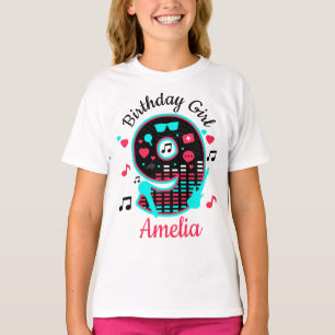 Nineth Birthday Girl Music 9th  T-Shirt