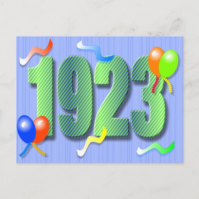 Ninetieth Birthday 1923 Postcard (Front)