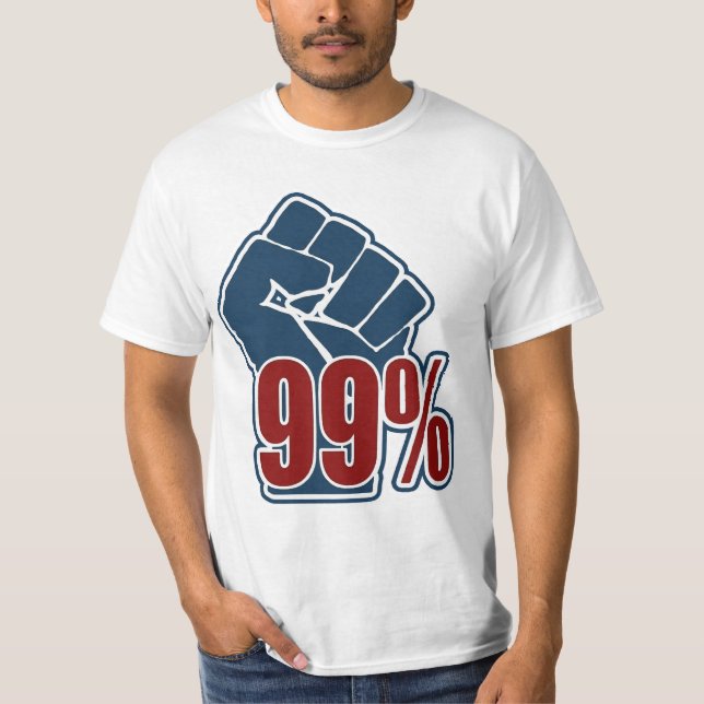 Ninety Nine Percent Fist T-Shirt (Front)