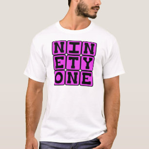Ninety One, Number 91 T-Shirt