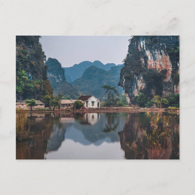 NINH BINH, RED RIVER DELTA, VIETNAM POSTCARD (Front)