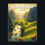 Ninh Binh Vietnam Travel Postcard<br><div class="desc">Ninh Bình, often referred to as the “Ha Long Bay on land, ” is a stunning region in northern Vietnam known for its dramatic limestone karsts, serene rice paddies, and winding rivers. Located about two hours south of Hanoi, Ninh Bình offers a peaceful contrast to the bustling capital. The area...</div>