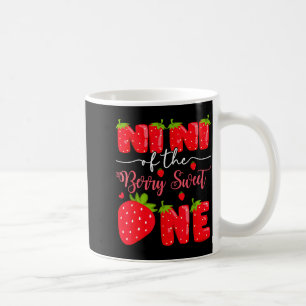 Nini Of The Berry Sweet One 1st Birthday Strawberr Coffee Mug