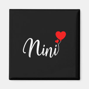 Nini Sweetheart Design With Romantic Heart Magnet