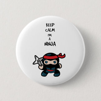 Ninja 6 Cm Round Badge