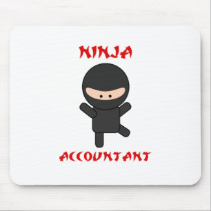 Ninja Accountant Mouse Mat