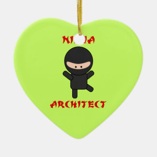 Ninja Architect Ceramic Tree Decoration