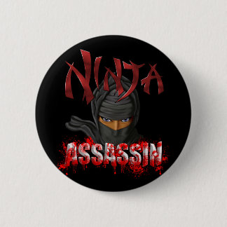Ninja Assassin 6 Cm Round Badge