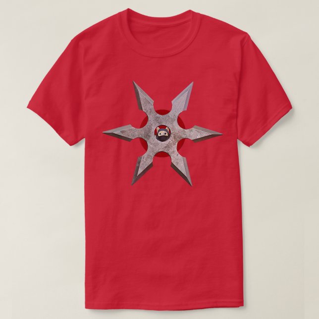 Ninja Assassin Kitten Flame Point Siamese Cat Warr T-Shirt (Design Front)