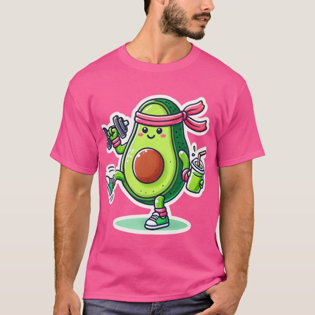 Ninja Avocado T-Shirt (Front)