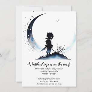 Ninja Baby Shower Invitation
