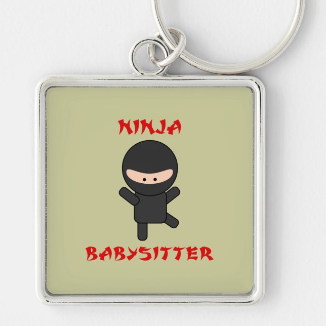 ninja babysitter key ring (Front)