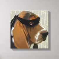 Ninja Basset Hound Dog