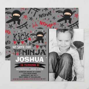 Ninja Birthday Invitation Karate Birthday Party